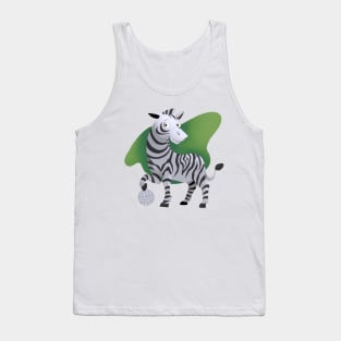 cute zebra Tank Top